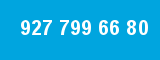 927 799 66 80 927 799 66 80